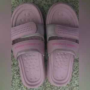 Under Armour Women’s Light Pink Slide Sandals